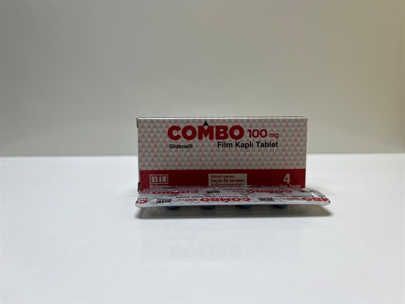 Combo 100 Mg Kutu ve Blister — Önden Görünüm